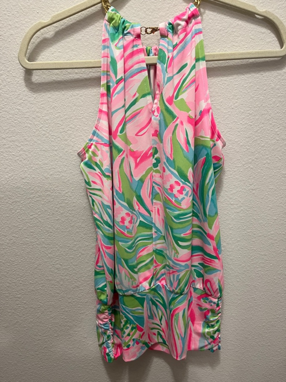 EUC Lilly P Chain-Detail Halter Top (Fits big like XS) - Picture 4 of 4